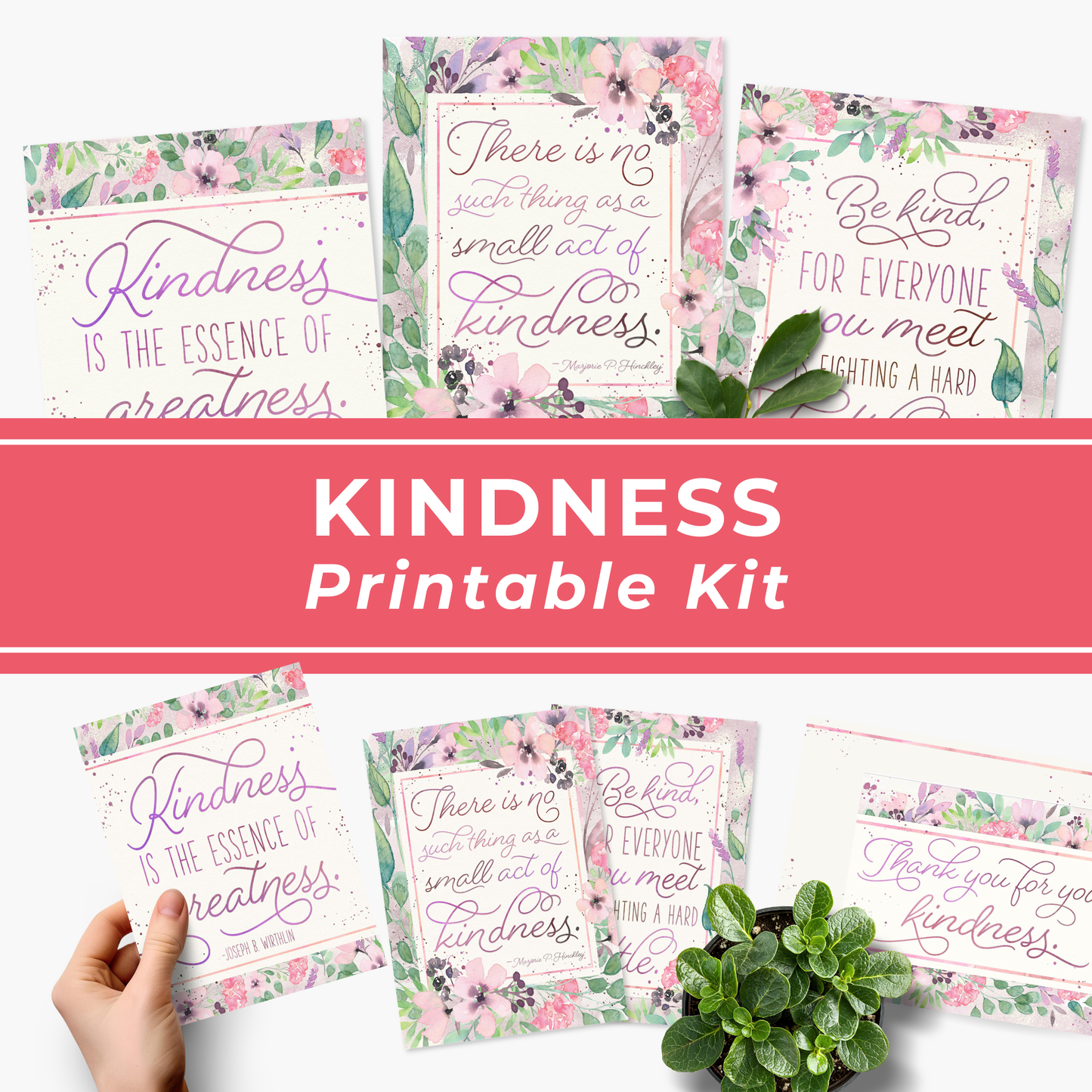 Inspirational Quote Print Digital Download Wall Art Teaching Classroom Display Motivational Poster Design Printable Art Collection Three Size Options Instant Access Gift Idea Home Office Decor Positive Message Typography Greatness Theme