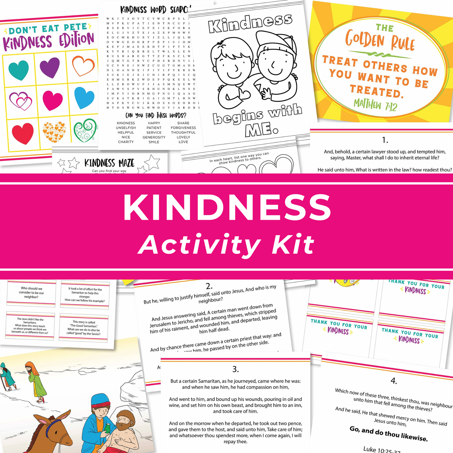 Complete Activities Kit LDS Primary Resources Digital Download Printable Kindness Theme Teaching Materials Youth Group Activities Church Leader Resources Ready To Print Faith Based Lessons Sunday School Program Time Saving Solution
