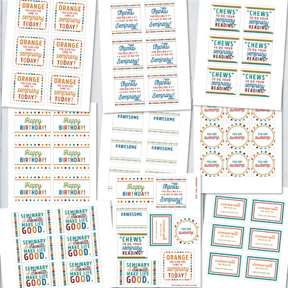 Doctrine & Covenants LDS Seminary Candy Tags