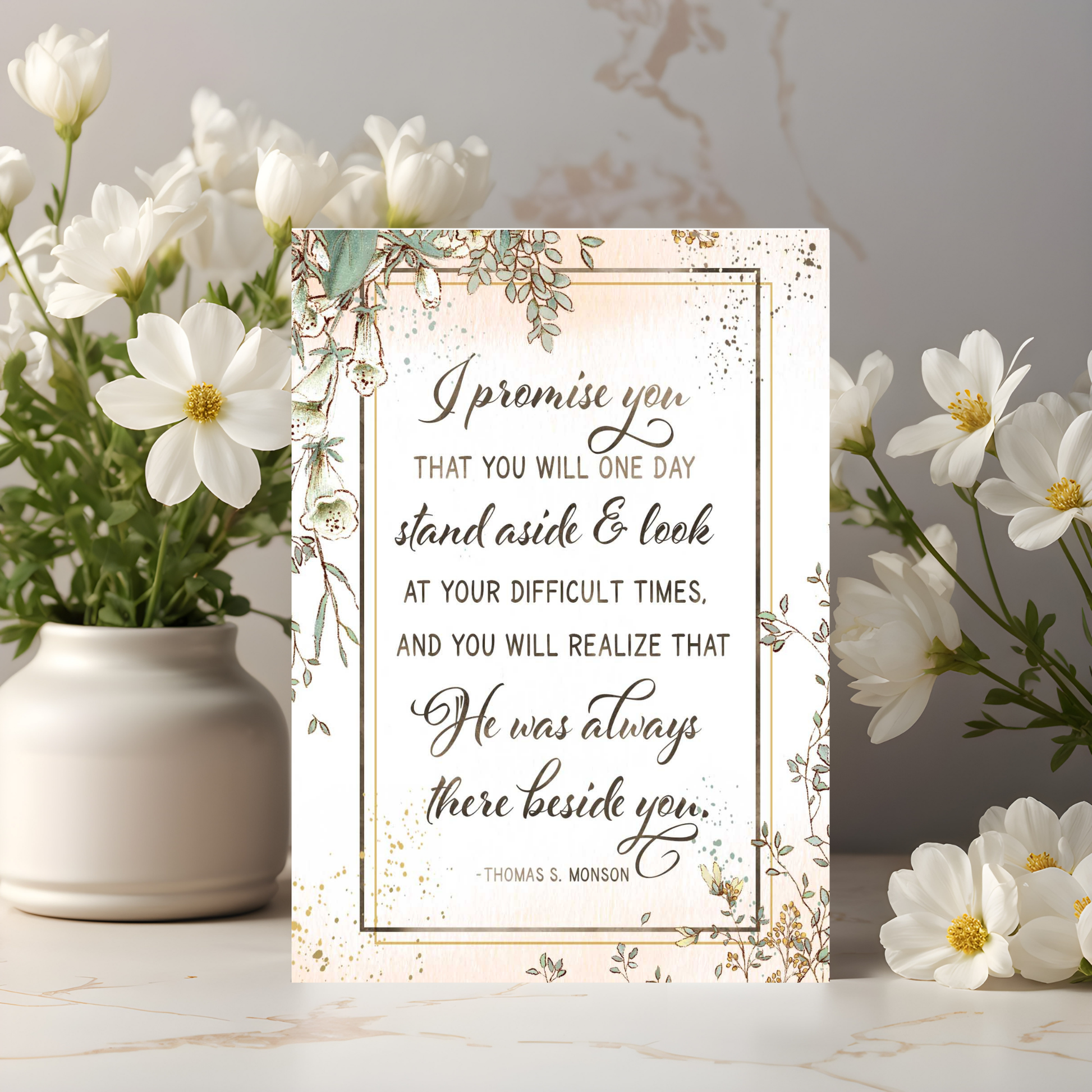 Digital Encouragement Gift Printable Art Collection Faith Based Inspirational Quote Design Set Comfort Wall Decor Perfect Sympathy Gift Friend Beautiful Religious Message Instant Download Format Meaningful Support Present Easy Print Home