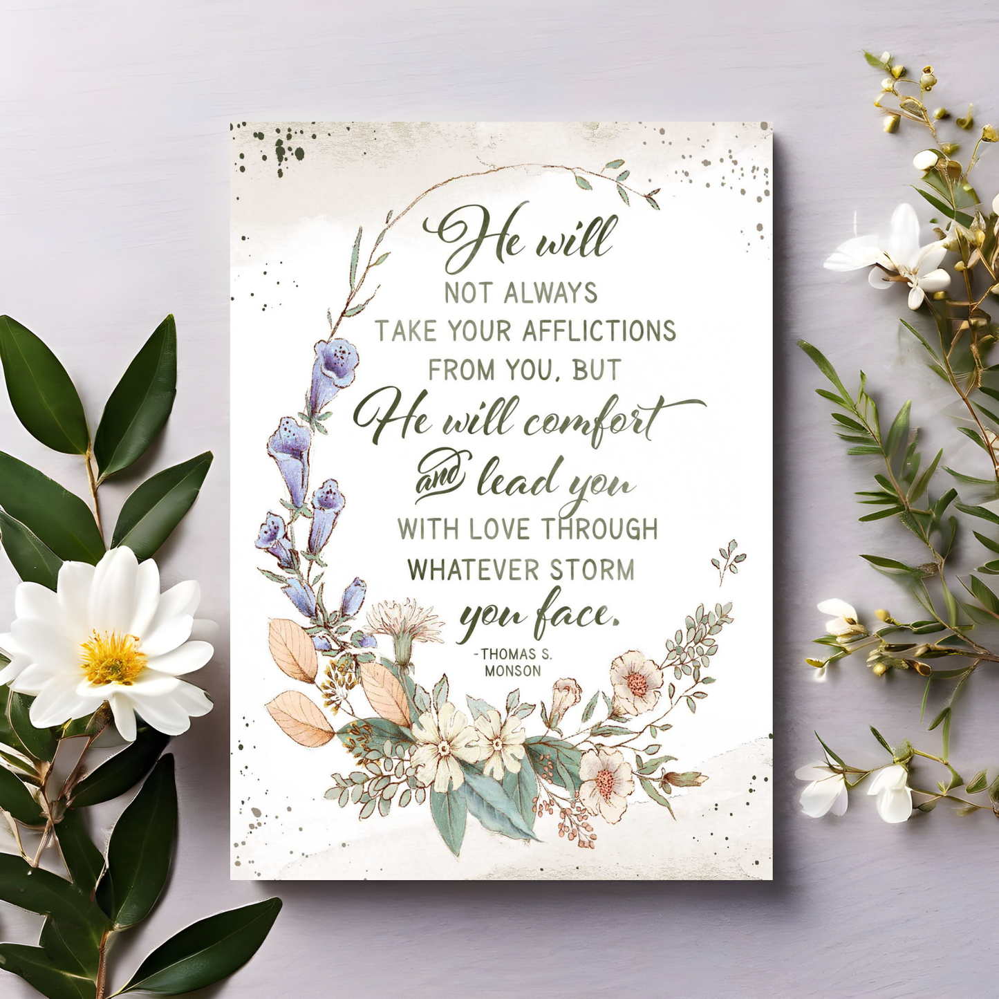 Encouragement Gift for Friend – Faithbased Comfort Printable Kit