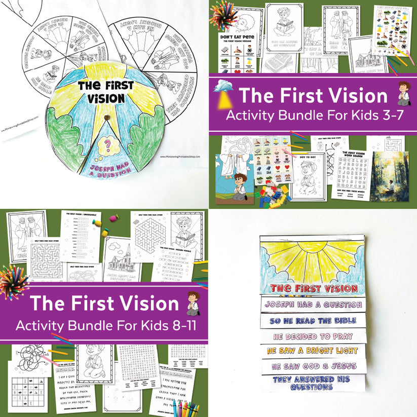 First Vision Bundle - LDS Come Follow Me 2025 – Ministering Printables