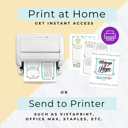 Messenger of Hope Printable Study Guide - Young Women Lesson Activity