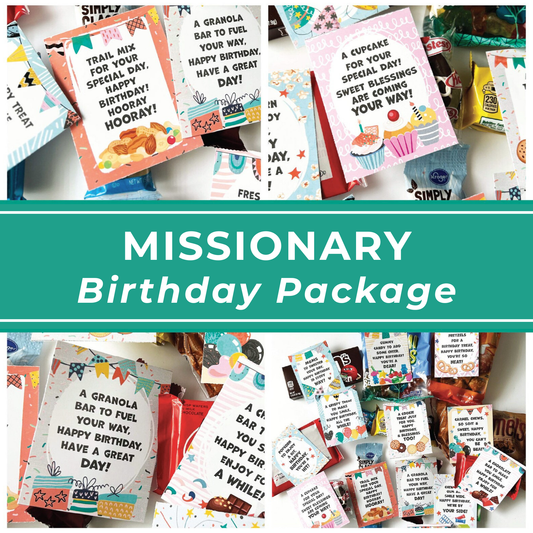 Birthday Gift Tags For Missionaries Printable Care Package Labels Digital Download Instant Access Easy Print Attach Treats Simple Birthday Surprise Long Distance Gift Idea Perfect Birthday Celebration Support Serving Missionaries Show Love