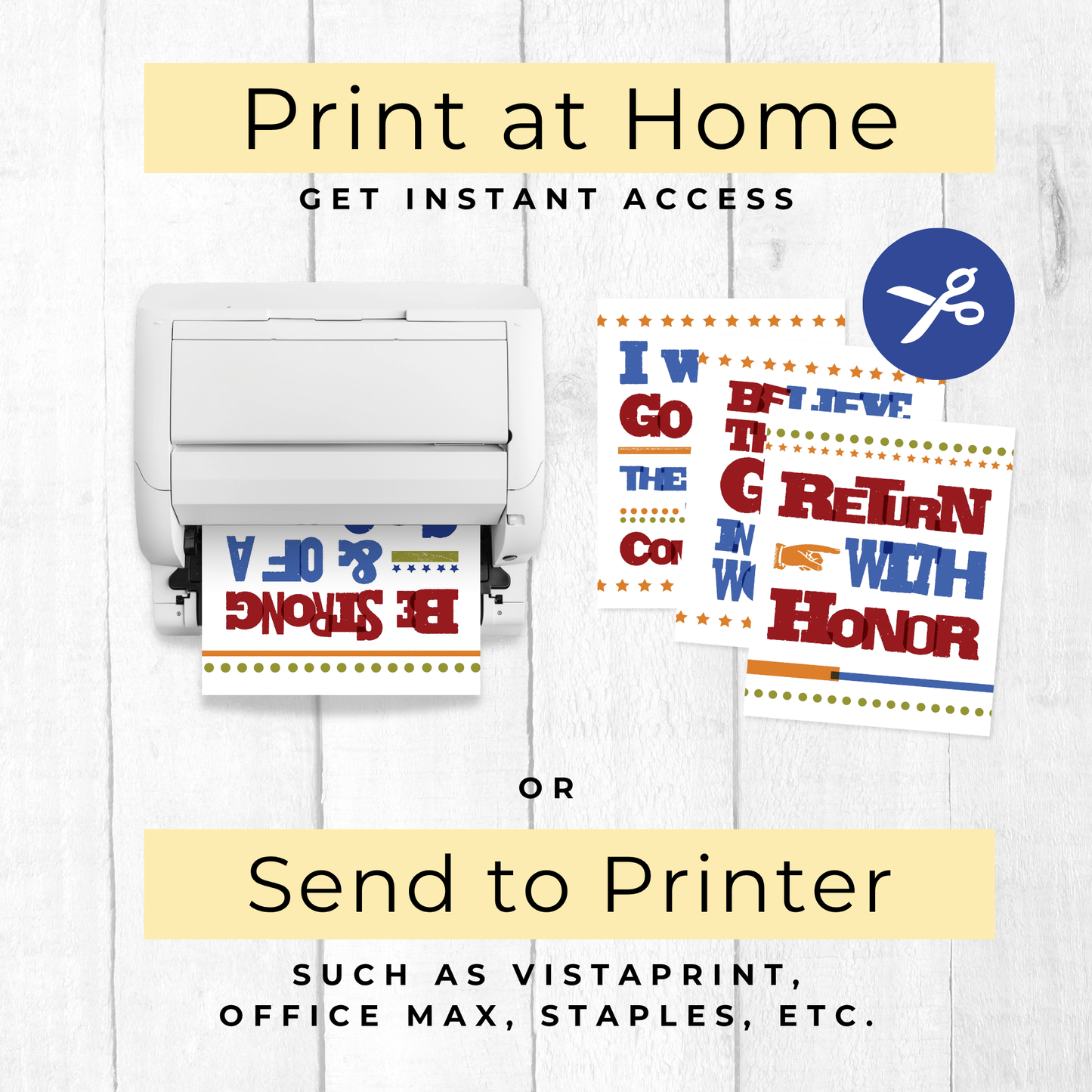 Missionary Farewell Gift – Printable Inspirational Poster Bundle