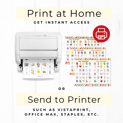 New Testament Activity for Kids – Printable Bible Bingo Game