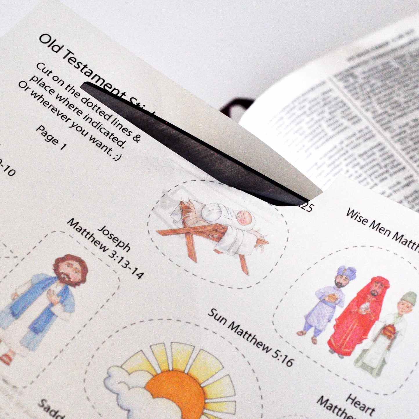 Christian Education Kit Kids New Testament Study Interactive Bible Learning Activities Scripture Stickers Character Fact Cards Biblical Heroes Collection Sunday School Resources Homeschool Curriculum Religious Materials Family Devotion