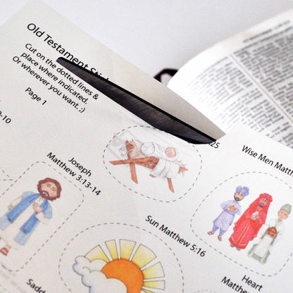 Christian Education Kit Kids New Testament Study Interactive Bible Learning Activities Scripture Stickers Character Fact Cards Biblical Heroes Collection Sunday School Resources Homeschool Curriculum Religious Materials Family Devotion