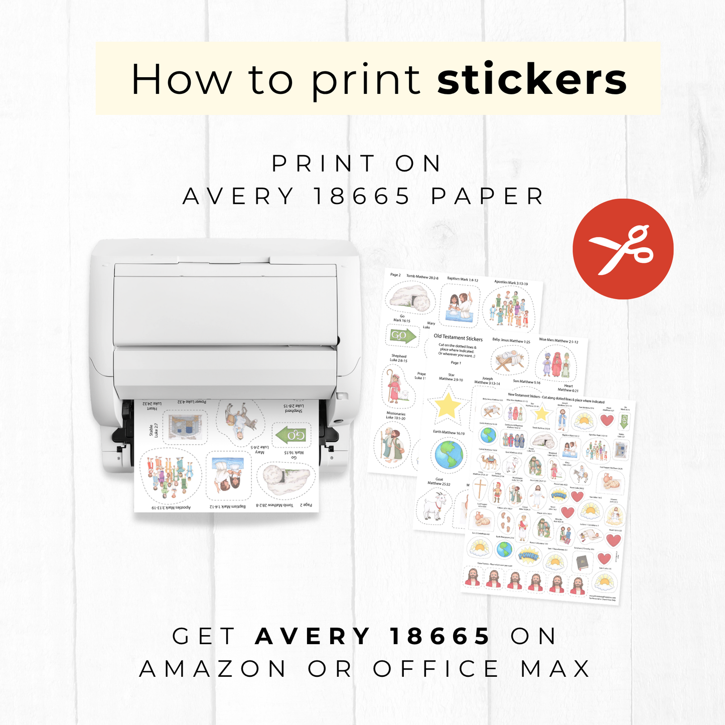 New Testament Learning with Stickers and Cards – Scripture Study Kit Kids