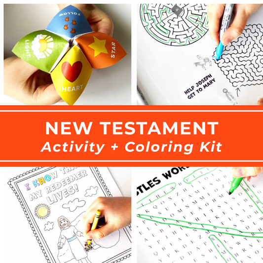 New Testament Coloring Book – Quiet Church Activities Bible Kit