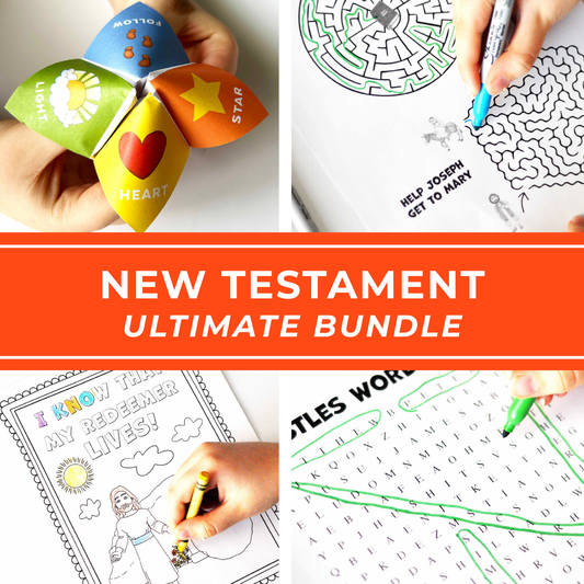 New Testament Games – Fun Bible Activities Bundle for Kids