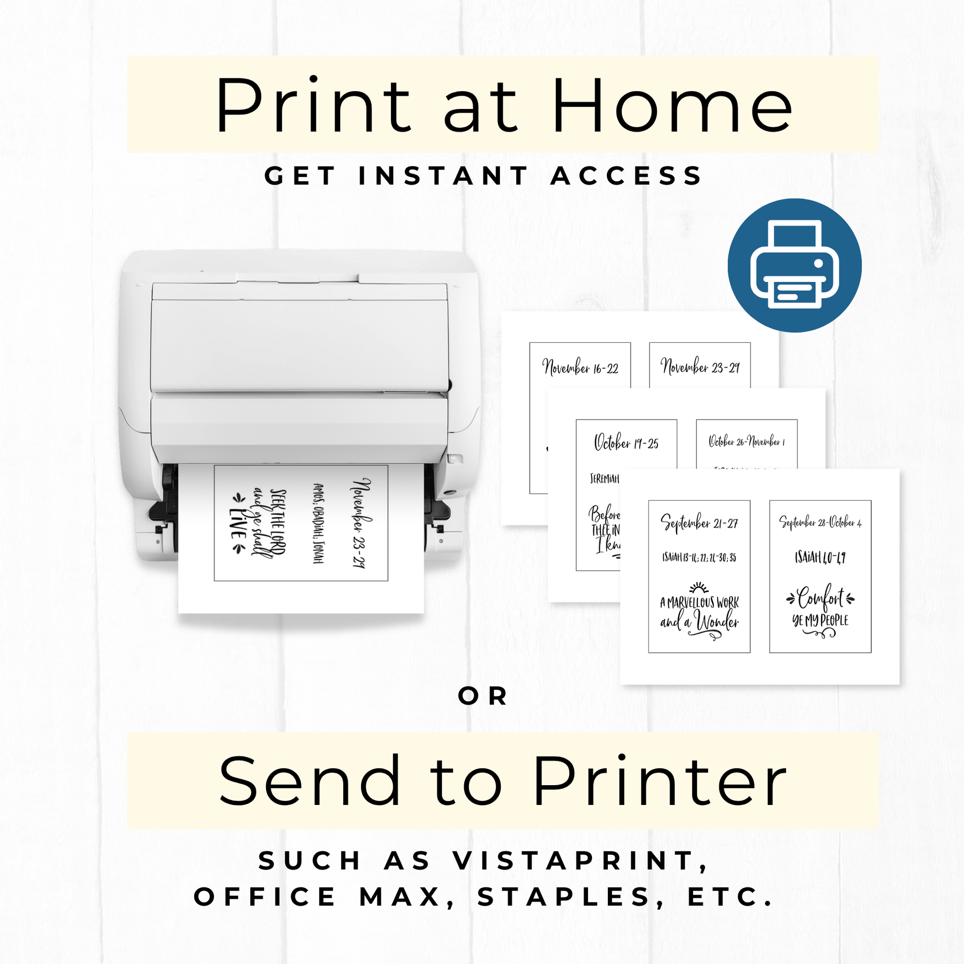 Weekly Scripture Study Cards Come Follow Me 2026 Old Testament Printable Guide Digital Download Instant Access LDS Family Reading Plan Sunday School Teaching Resource Personal Devotional Tool Home Evening Material Faith Building Aid