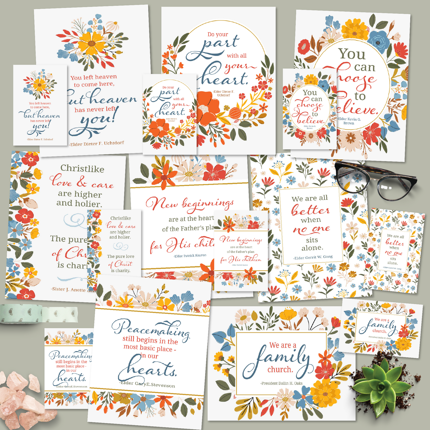 Free October 2025 LDS General Conference Quote Printables – Uplifting Quotes from Church Leaders