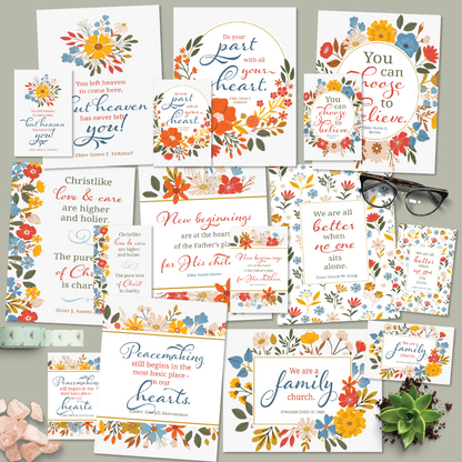 Free October 2025 LDS General Conference Quote Printables – Uplifting Quotes from Church Leaders