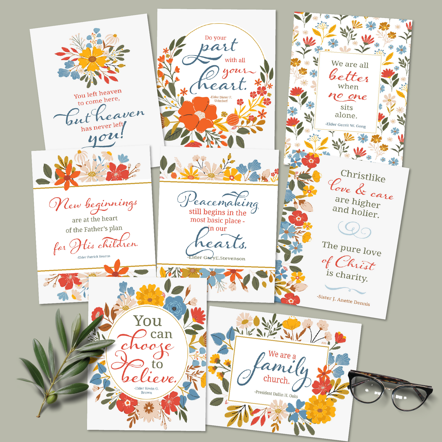 Free October 2025 LDS General Conference Quote Printables – Uplifting Quotes from Church Leaders