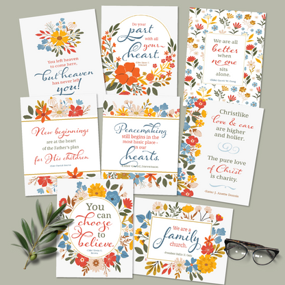 Free October 2025 LDS General Conference Quote Printables – Uplifting Quotes from Church Leaders