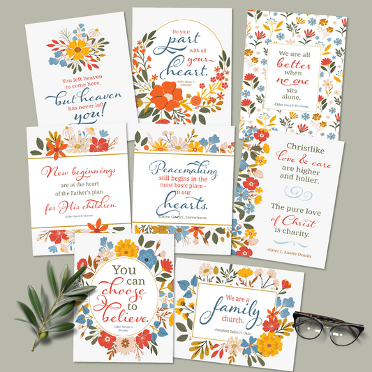 Free October 2025 LDS General Conference Quote Printables – Uplifting Quotes from Church Leaders