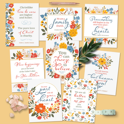 Free October 2025 LDS General Conference Quote Printables – Uplifting Quotes from Church Leaders