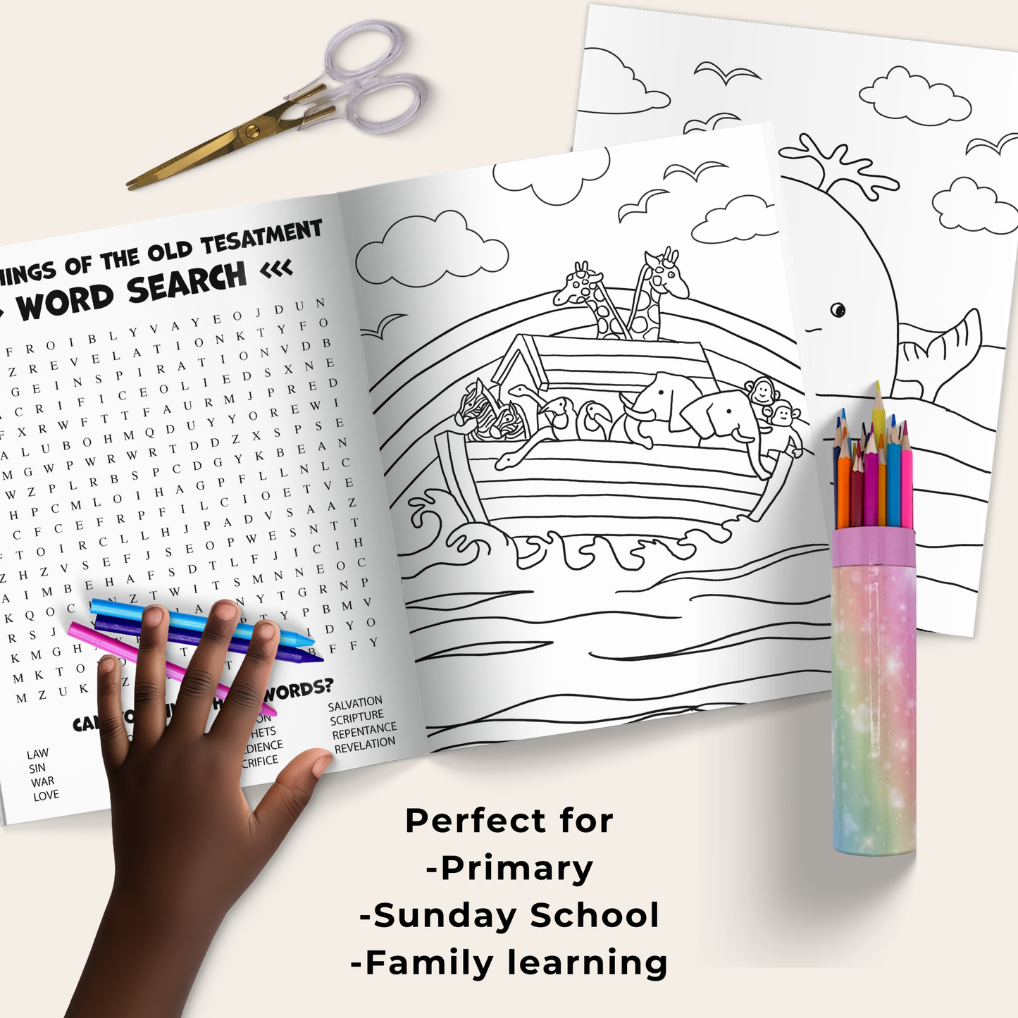 Old Testament Coloring and Activity Kit – Primary & Sunday School Activities