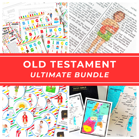 Old Testament Game Bundle Printable Bible Activity Collection Sunday School Teaching Resource Digital Download Kids Bible Learning Tool Scripture Based Educational Game Church Youth Group Activity Christian Homeschool Curriculum Vacation