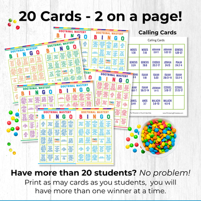 Old Testament Seminary  – Doctrinal Mastery Bingo Game Bundle
