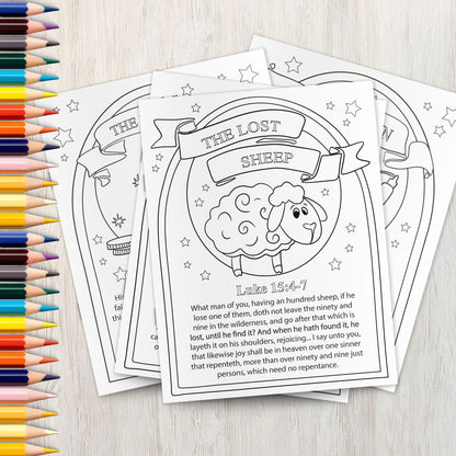 The New Testament Parables - Posters and Coloring Pages