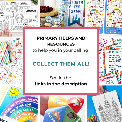 Temple and Priesthood Preparation Printable Kit for LDS Primaries and Youth Events