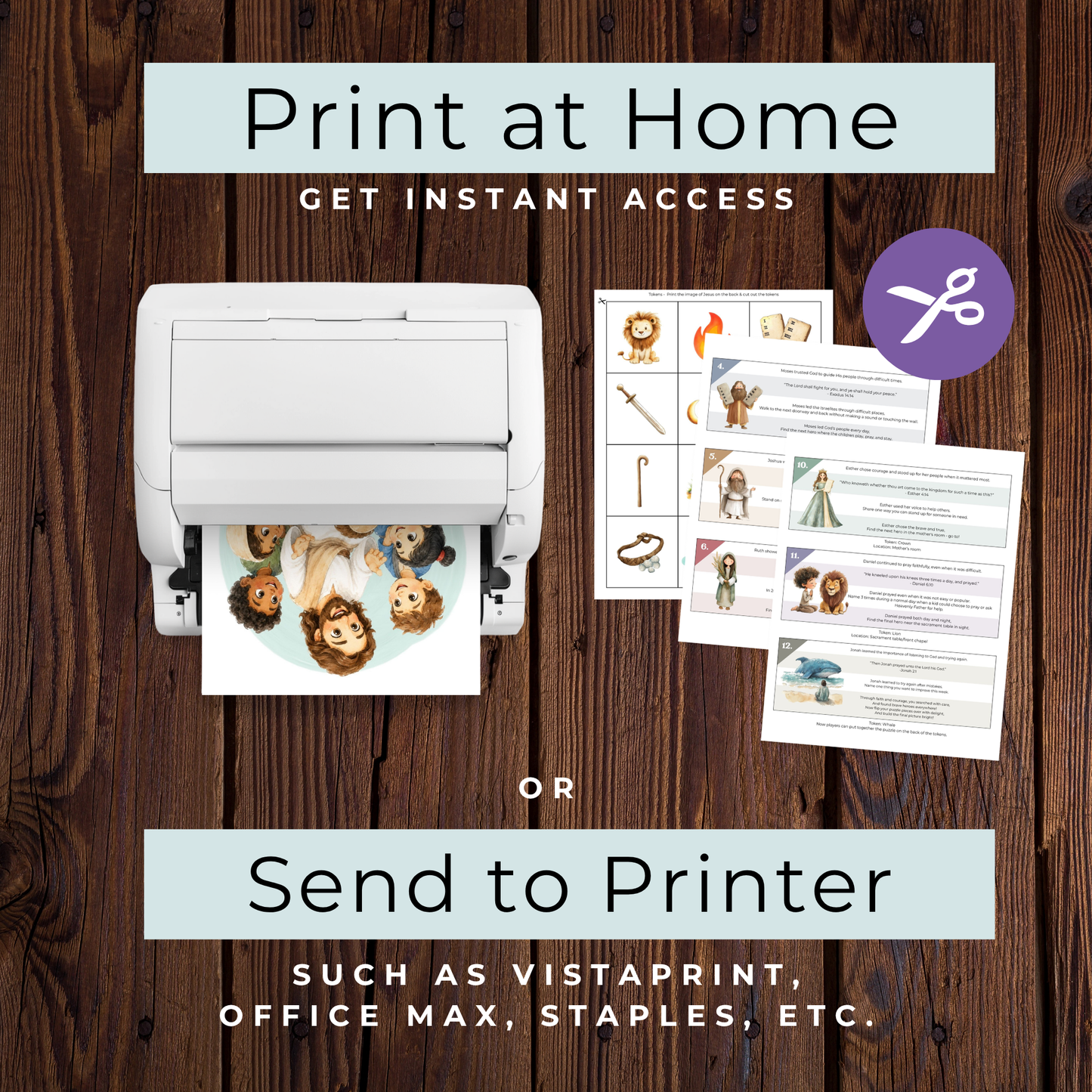 LDS Primary Activity – Printable Scripture Mini Books Download