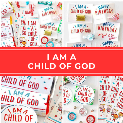 Child Of God Printable Gift Kit Sunday School Teacher Appreciation Resource Digital Download Instant Access Faith Based Christian Message Colorful Graphics Design Attach To Treats Write Personal Notes Religious Education Classroom Reward