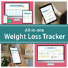 All-in-one Weight Loss Tracker Spreadsheet