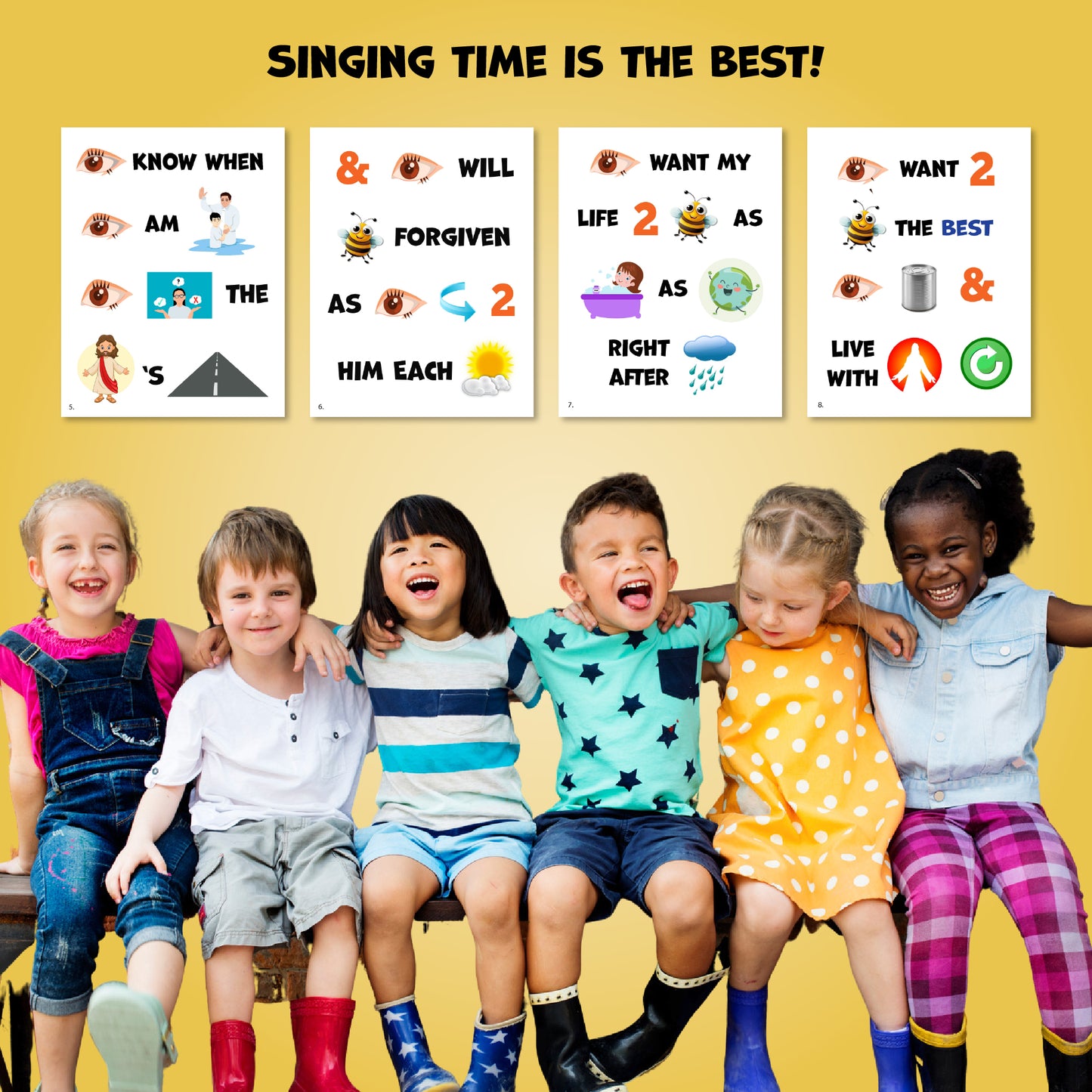 When I Am Baptized Singing Time Flipchart