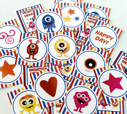 Monster Party Game – Printable Kit with 6 Activities for Kids Birthday