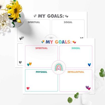 Activity Resources Youth Development Planning Digital Printable Worksheets Goal Setting System Faith Integration Tools Young Women Personal Growth Planning Church Youth Activities Instant Download Format Achievement Tracking System Family