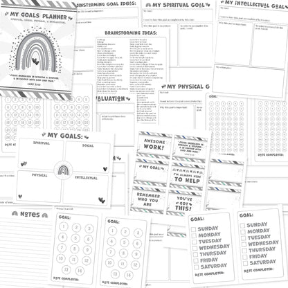 LDS Youth Goal Planner – Printable Activity Worksheets for Young Women