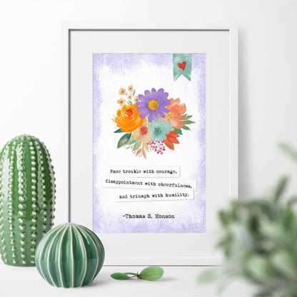 Complete Printable Bundle Digital Download Collection LDS Gift Set Instant Access Kit Ready To Print Cards Thank You Notes Gift Tags Bookmarks Phone Wallpapers Multiple Size Options Faith Based Scripture Design Inspirational Quote