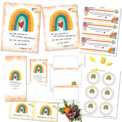 Digital Printable Bundle – LDS Ministering Cards and Gift Tags Instant Download