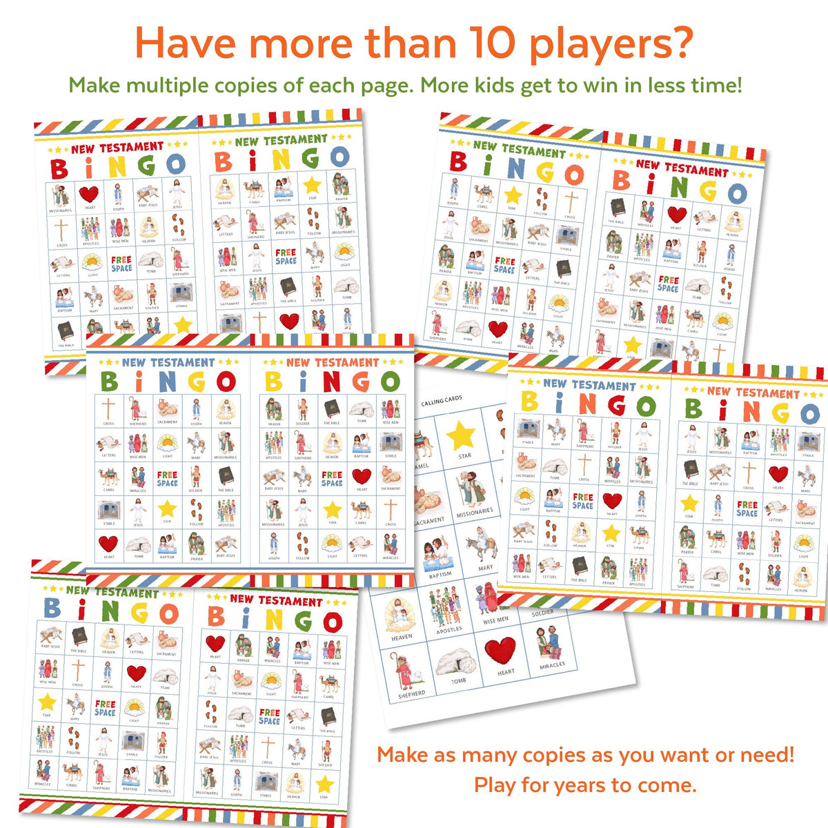 New Testament Games – Fun Bible Activities Bundle for Kids
