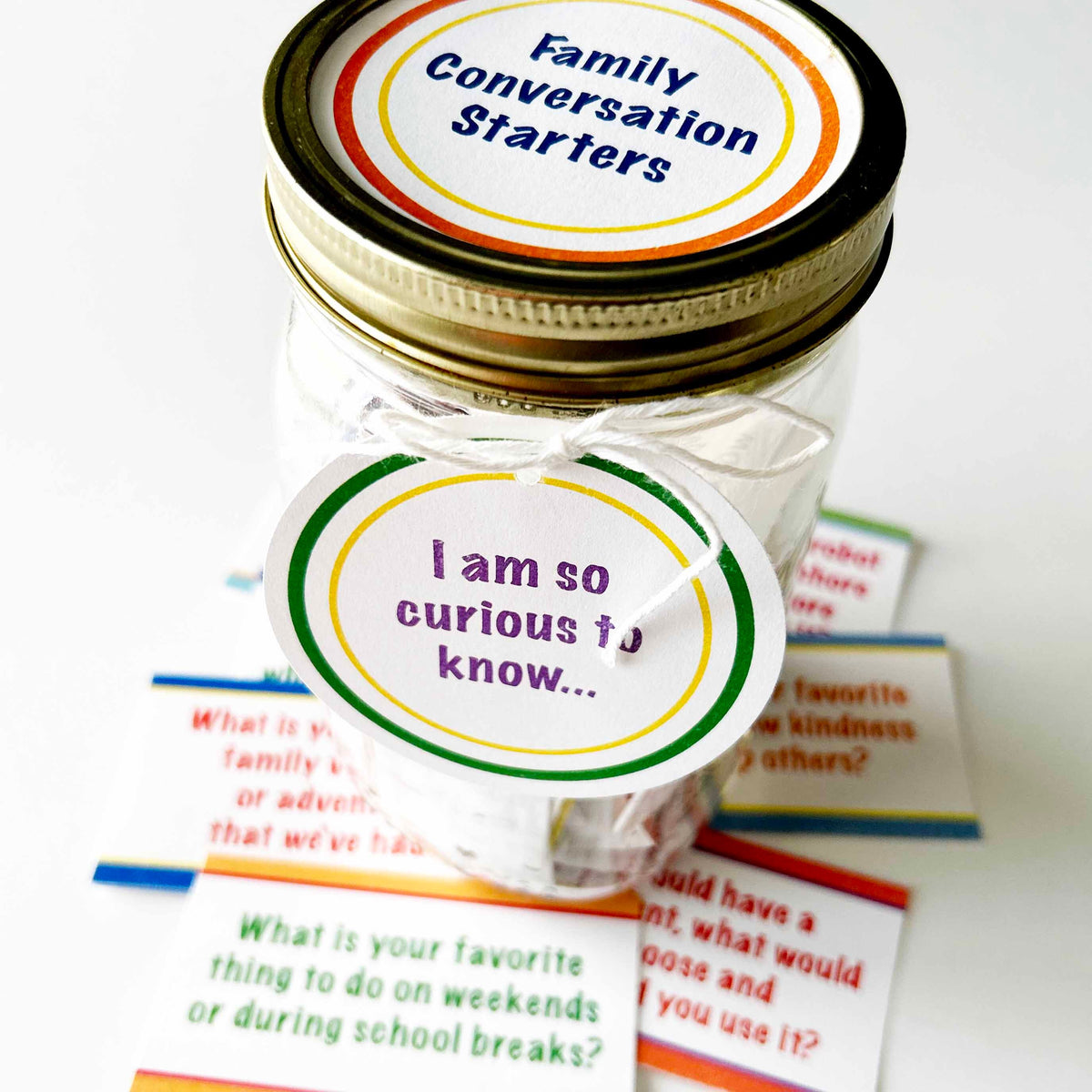 Family Conversation Starter Cards – Ministering Printables