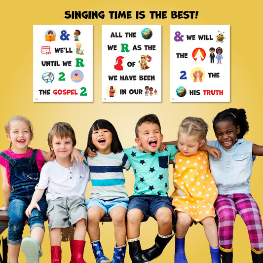 We'll Bring The World His Truth | Singing Time Flipchart for LDS Primary