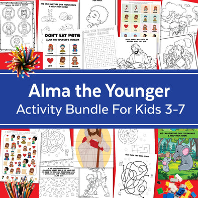 Alma the Younger Book of Mormon Activity Bundle for kids 3-7 | LDS Come Follow Me 2024 | June-July Primary LDS Sunday School 2024