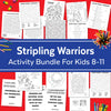 Stripling Warriors Book of Mormon Activity Bundle for kids 8-11 | LDS Come Follow Me 2024 | LDS Sunday School Primary 2024