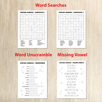 Stripling Warriors Book of Mormon Activity Bundle for kids 8-11 | LDS Come Follow Me 2024 | LDS Sunday School Primary 2024