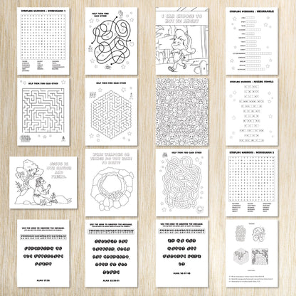 Stripling Warriors Book of Mormon Activity Bundle for kids 8-11 | LDS Come Follow Me 2024 | LDS Sunday School Primary 2024