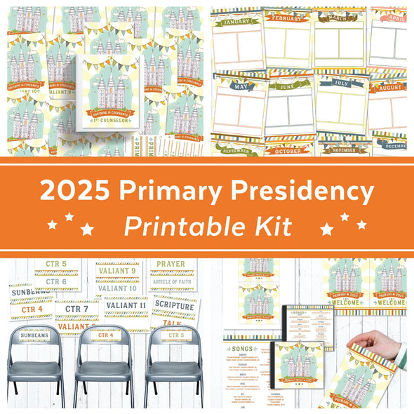 Primary Presidency 2025 | Primary Binder, Primary Binder Cover, Primary Newsletter, Doctrine and Covenants, LDS Primary 2025