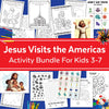 Jesus Visits the Americas Book of Mormon Activity Bundle for kids 3-7 | LDS Come Follow Me 2024 | LDS Primary 2024