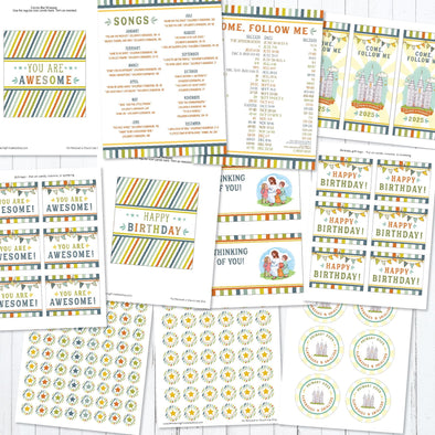 2025 LDS Primary Gift &amp; Ministering Kit for Doctrine and Covenants Com – Ministering Printables