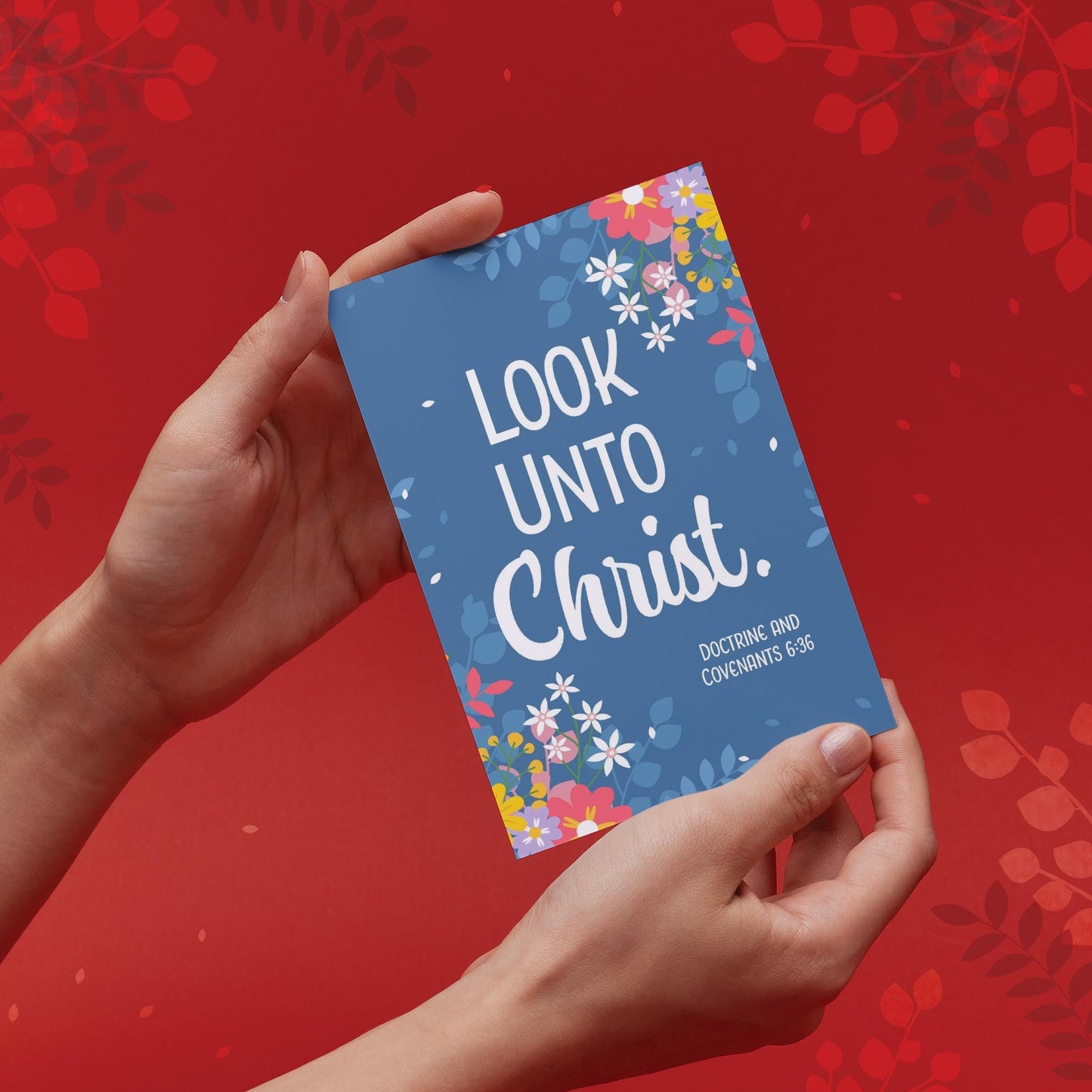 2025 Youth Theme - Look Unto Christ - LDS Youth Printable Posters and Gifts - Young Women Gift - Come Follow Me Doctrine and Covenants 2025