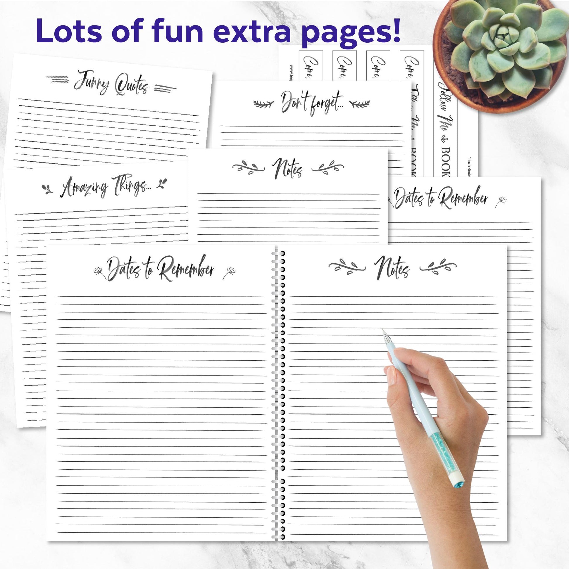 2025 Come Follow Me Journal - LDS Scripture Study - Printable Journal for Women - Doctrine and Covenants - Digital Download