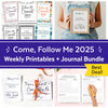 2025 Come Follow Me Bundle - Journals and Weekly Study Printables for Doctrine and Covenants - LDS 2025 Weekly Study Help for Youth & Adults