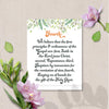 Articles of Faith Printable Posters Floral - LDS Primary - Digital Download - Memorization Tools